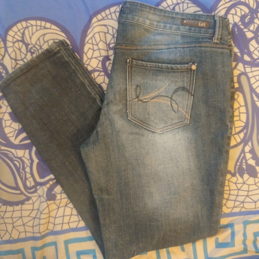 L.e.i. Robyn Skinny Leg Stretch Jeans sz 17